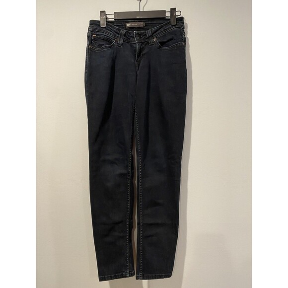 Levis Bold Curve Skinny Jeans Women 26" Dark Wash Low Rise Stretch Cotton Travel - Picture 1 of 8